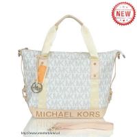 michael kors logo monogram groot vanille boekentassen Amsterdam Online ierb8183